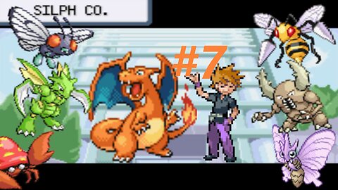 Pokémon FireRed Bug Type Only Run -EP#7- Saving Silph Co. & Slaying Dragons