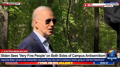 Campus Antisemitism: Biden Sees ‘Very Fine People’ on Both Sides