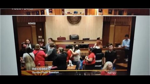INSURRECTION! Arizona Senate Evacuated After Pro-Choice Rioters and Teachers Breach Security