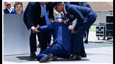 Biden Crashes in front of the Air Force Academy.