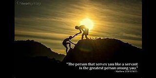 Matthew 23: 1 -39 Christ is the head of the church, the greatest among us is a servant.