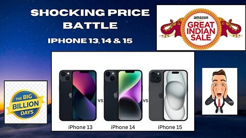 Don't Miss Out: Best Deals on iPhone 13, iPhone 14, and iPhone 15 in Flipkart BBD & Amazon Sale