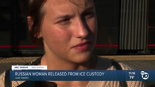 Russian woman released from ICE custody, over a month detained