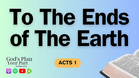 Acts 1 | The Dawn of the Church: Selection of Matthias, the Holy Spirit, and the Apostles' Mission