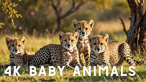 Baby Animals in Their Natural Habitat | Stunning 4K Footage