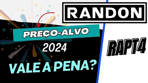 RANDON PREÇO ALVO RAPT4 #rapt4 #randon #precoalvo #dividendos