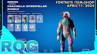 “NEW” COACHELLA INTERSTELLAR BUNDLE IS HERE! FORTNITE ITEM SHOP (April 11, 2024)