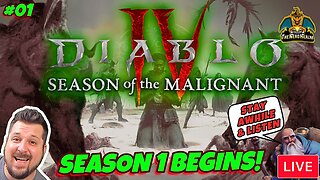 Diablo IV | Season 1 Begins! | Season of the Malignant | Playing With Viewers! #01