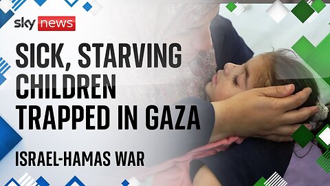 Child with rare genetic disorder trapped in Gaza _ Israel-Hamas War Sky News