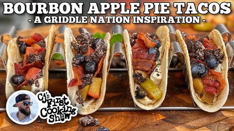 Bourbon Apple Pie Tacos | Blackstone Griddles