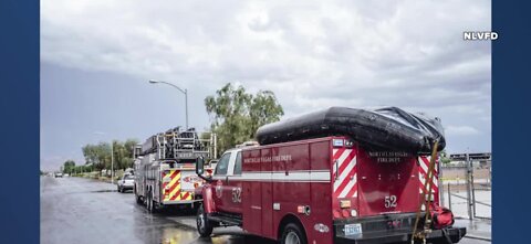 North Las Vegas Fire Department finds body in wash while responding to unrelated incident