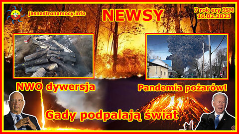 Pandemia pożarów! Gady podpalają świat NWO dywersja