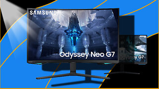 Samsung 4K QLED Neo G7 Odyssey Monitor - Not you average gaming monitor