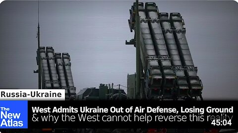 West Admits Ukraine is Out of Air Defenses and Losing Ground, With No Way to Reverse it