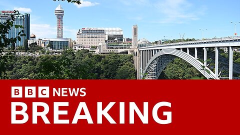 Niagara Falls: Vehicle explodes on bridge connecting US and Canada - BBC News