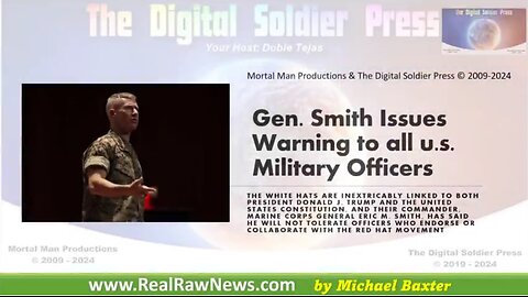 GEN SMITH ISSUES WARNING TO ALL US MILITARY OFFICERS