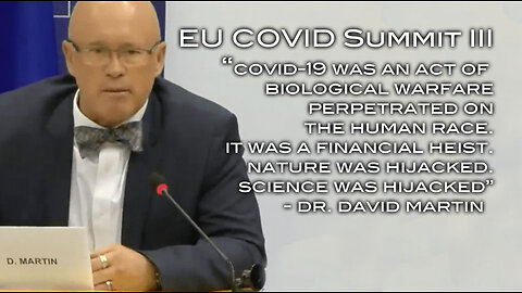 David Martin: COVID-19 Was An Act of Biological Warfare on the Human Race!