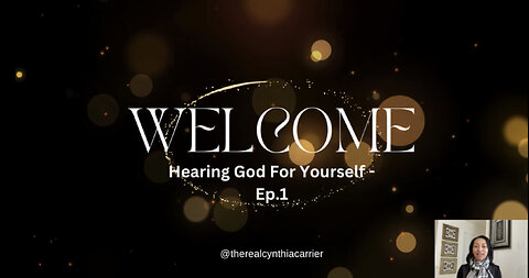 HEARING GOD FOR YOURSELF