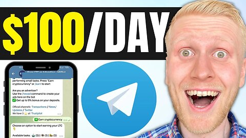 Telegram Bot: EARN MONEY TODAY!!! (How to Make Money on Telegram 2023)