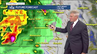 Saturday is hot with chance for afternoon storms