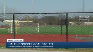 Hale HS Soccer Goal Stolen