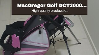MacGregor Golf DCT3000 Boys Girls Junior Kids Childrens Golf Club Package Set with Golf Club Ca...