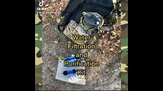 Water Filtration and Purification Kit for Survival and Camping