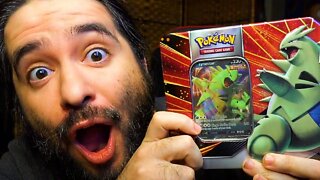 Tyranitar V Strikers Tin Opening! WHAT PACKS are INSIDE? | 8-Bit Eric