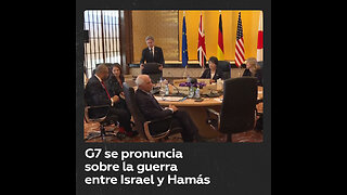 Llamado del G7 a “acciones urgentes” de ayuda humanitaria en Gaza