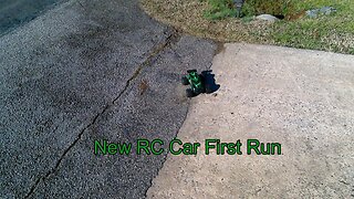 My New RC Car First Run