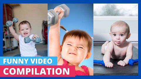 Cute Babies Funny Workouts Compilation - Adorable Baby Exercise Moments!