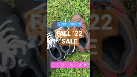 #xeroshoes Fall 2022 Sale going on NOW