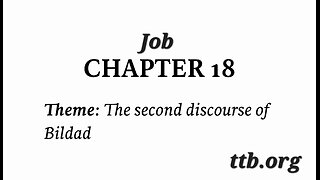 Job Chapter 18 (Bible Study)