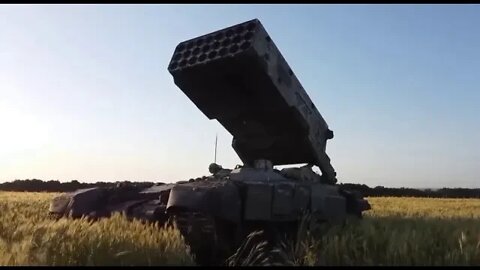 Russian TOS-1A thermobaric MLRS in Ukraine