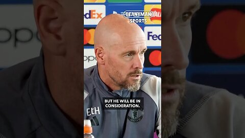 'Antony will be in consideration. But yesterday was first time back in team training' | Erik ten Hag