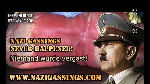 Michael Collins Piper Interviews Friedrich Paul Berg - Nazi Gassings Never Happened