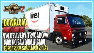 MODS ETS2 VW DELIVERY TRUCADO CAMÂRA FRIA EURO TRUCK SIMULATOR 2 1.41