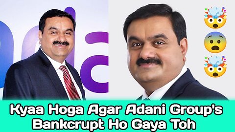 What Happened If Adani Group Will Be Bankrupt in Hindi Full CaseStudy 😱🤯😱 @dhruvrathee #adanigroup