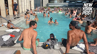 Vomit, drunks, crowds: Heat wave turns NYC's luxury pools into a 'frat party'