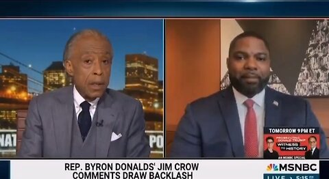 Rep Byron Donalds Battles Al Sharpton