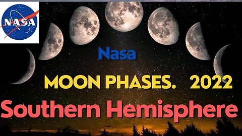 Moon Phases 2022 – Southern Hemisphere – 4K(HD) | #NASA