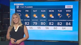 Forecast - Hot and humid with some storms