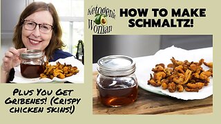 How to Make Schmaltz | Making Rendered Chicken Fat and Gribenes (Crispy Chicken Skins)