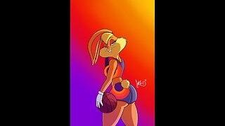 Drawing sexy Lola Bunny Space Jam