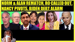 NORM FINKELSTEIN vs. DERSHOWITZ REMATCH, RO KHANNA VP ISSUE, PELOSI PIVOTS ON ISRAEL, BIDEN DEBT