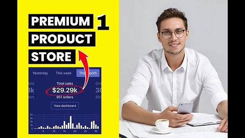 I will one product store shopify website shopify dropshipping store