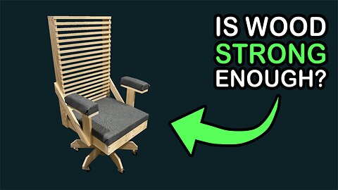 Wooden Office Chair Prototype