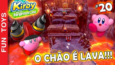 Kirby and the Forgotten Land #20 - O CHÃO E LAVA! Este mundo novo tem lava pra todos os lados!