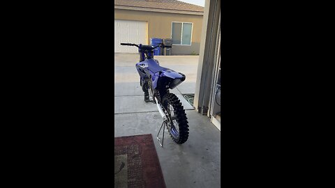 New 2024 Yz250 start up