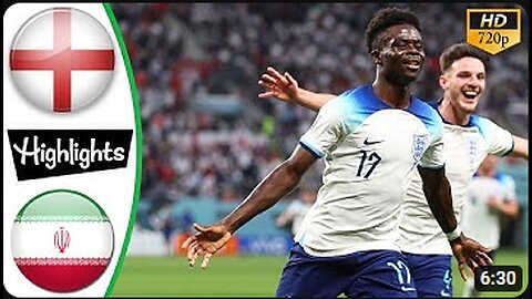 England vs Iran 6-2 World Cup All Goals & Highlights